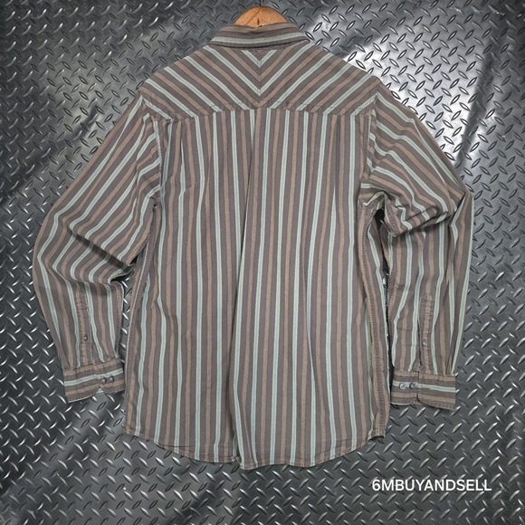 The North Face‎ Men's M Button Up Hiking Outdoor Long Sleeve Shirt Cotton - Picture 6 of 13